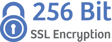 256 Bit SSL Encryption